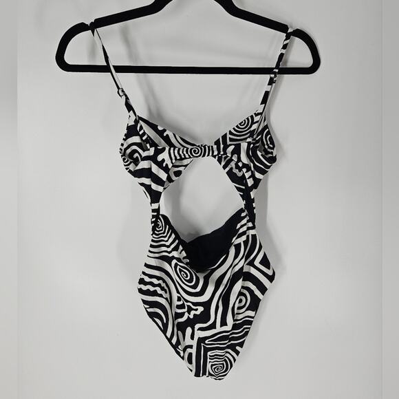 Mara Hoffman Black and White Kia One Piece Swimsuit XS - Picture 6 of 10